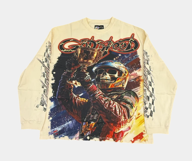 Godspeed Podium Dreams Longsleeve T-Shirt Bone