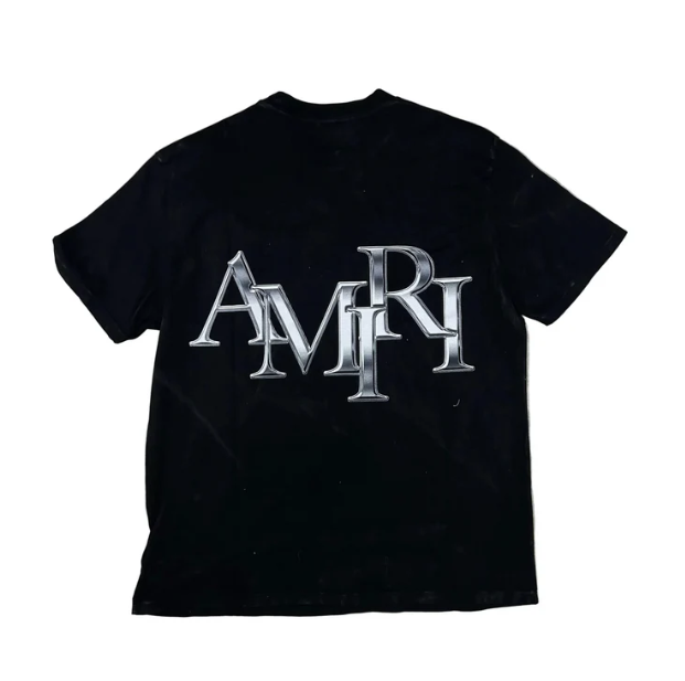 AMIRI CHROME STAGGERED TEE