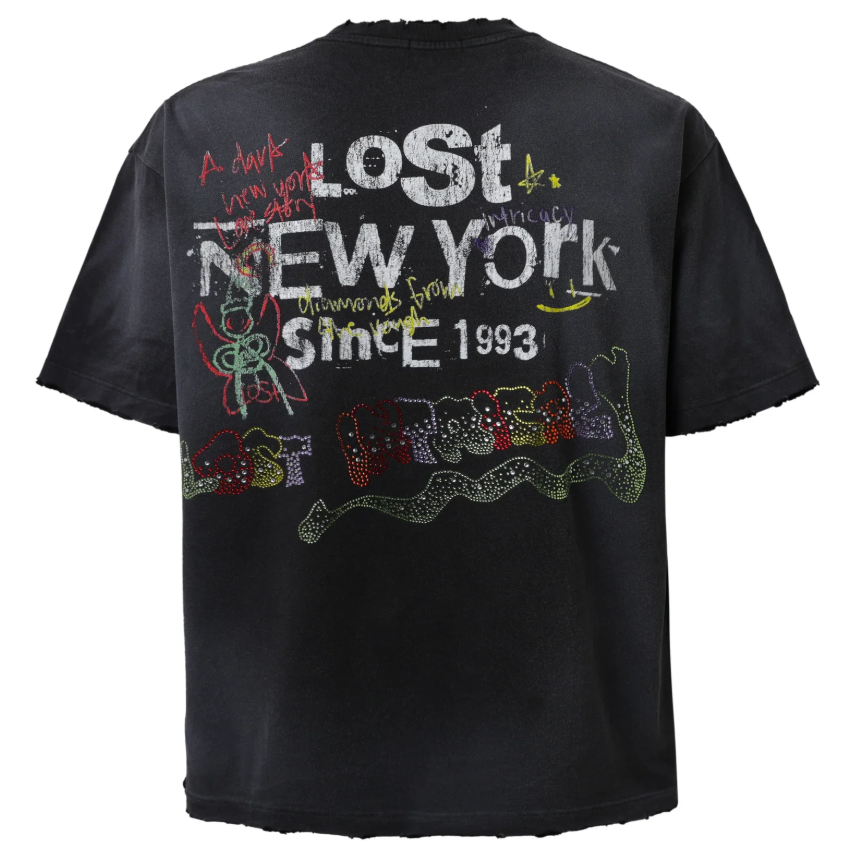 Lost Intricacy 'Smoking Saint' Black Tee