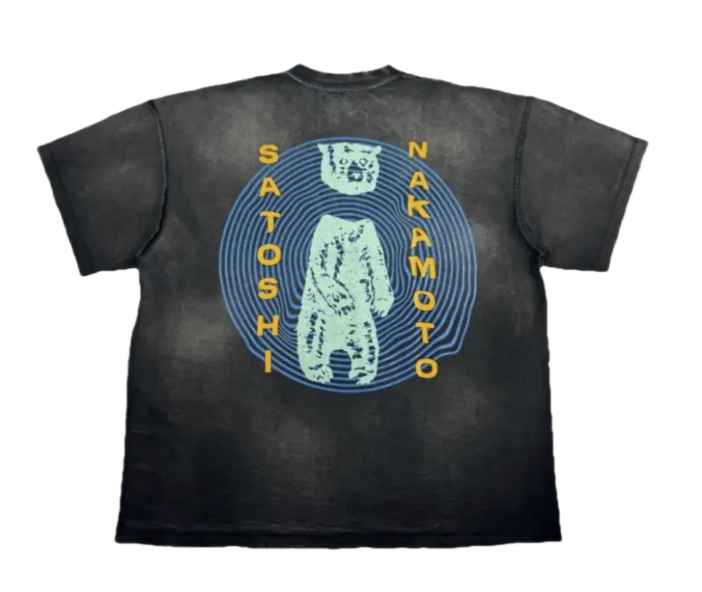 Satoshi Nakamoto 'Overdrive' Black Tee
