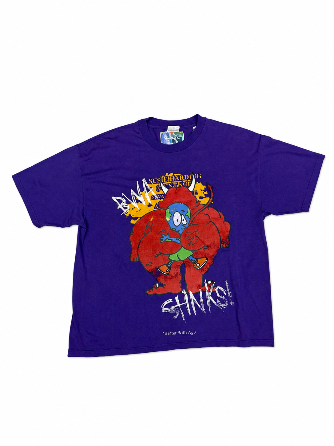 Better With Age 'Buck' purple Tee (XL)