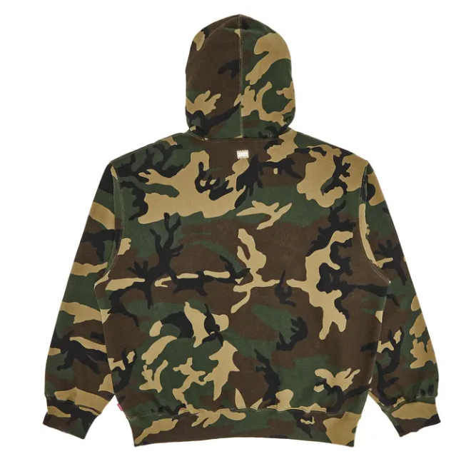 Supreme BB Simon Zip Up Hoodie Woodland Camo