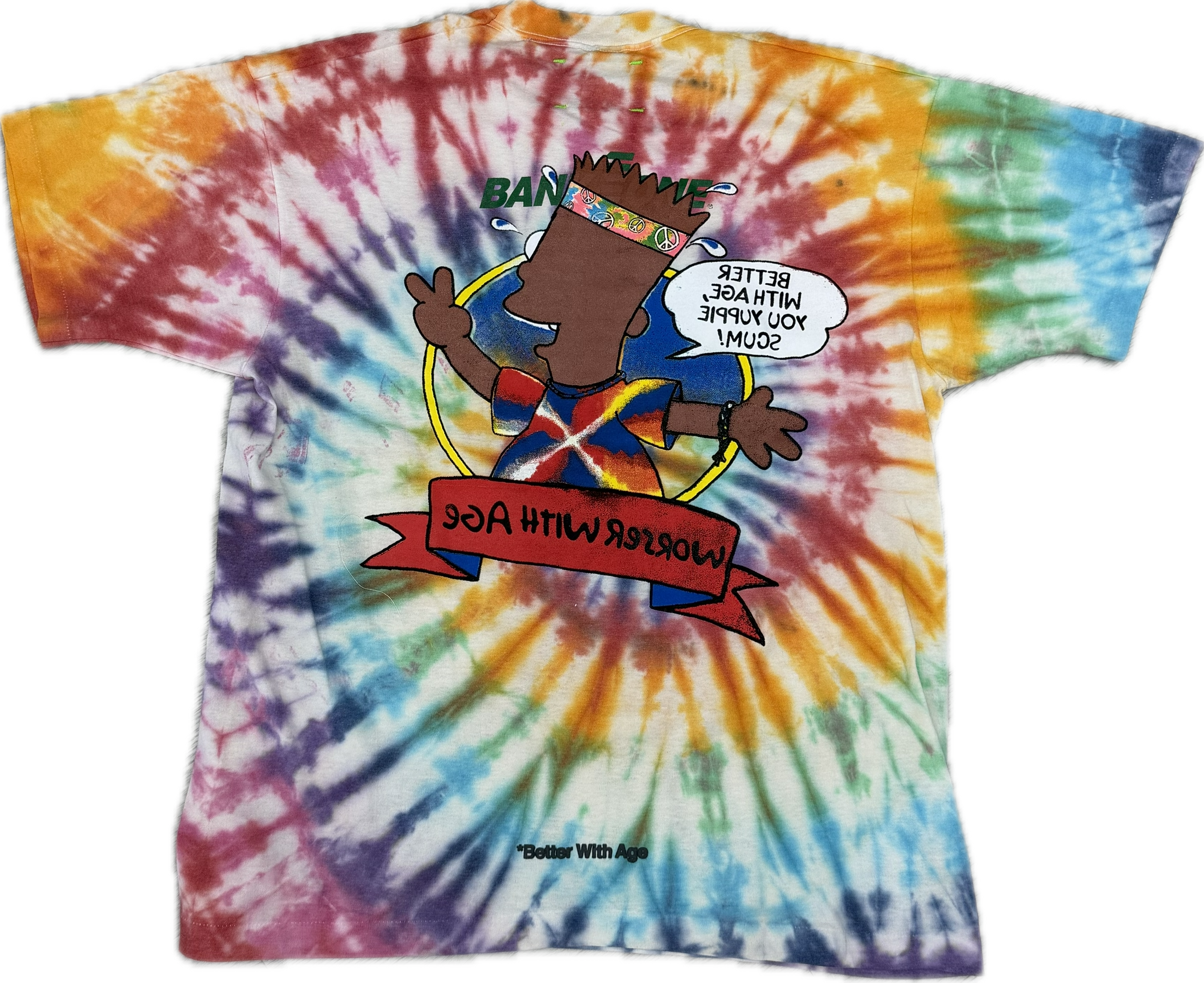 Better With Age Worser Tie Dye Tee  (XL)