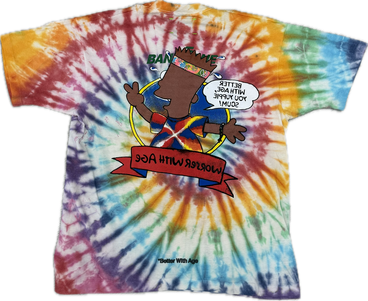 Better With Age Worser Tie Dye Tee  (XL)