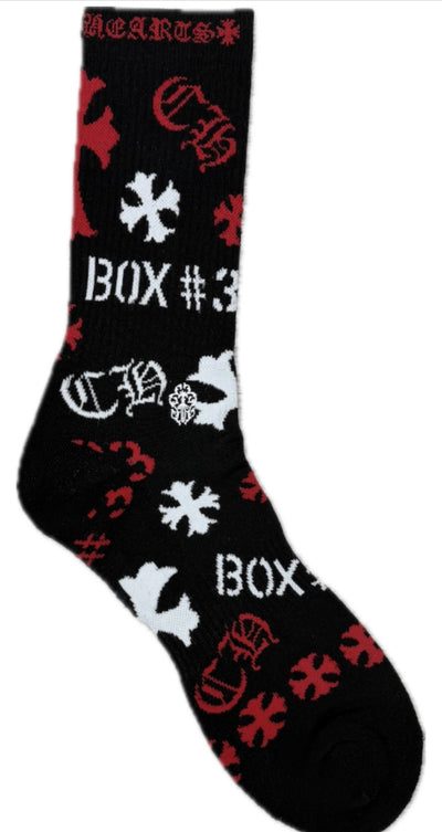 Chrome Hearts Stencil Socks BLK Image