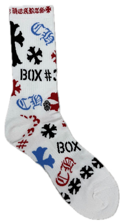 Chrome Hearts Stencil Socks WHITE Image