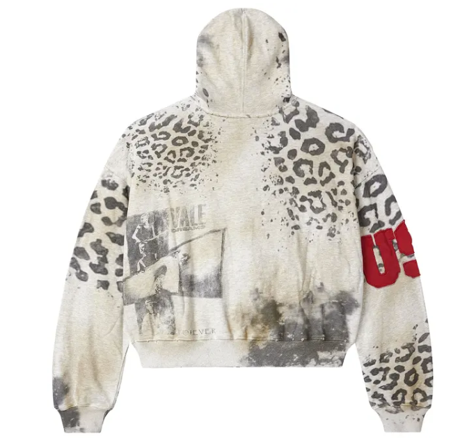 Vale Forever Cheetah Zip Up 'Grey'