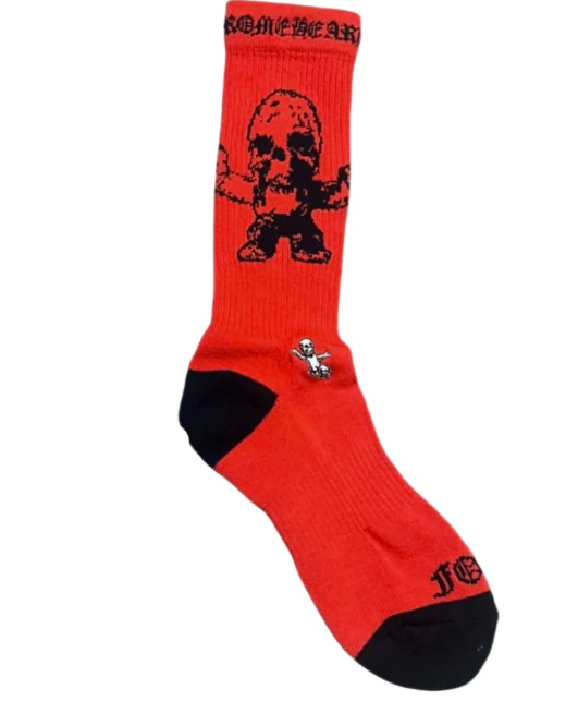 Chrome Hearts Foti Socks Red