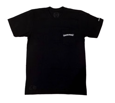 Chrome Hearts Scroll Logo T-shirt Black Image