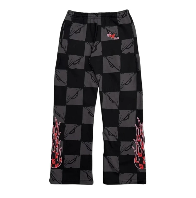Matty Boy Anti Promo 99 Eyes ATL Flame Hooded Sweatpants Black Multi