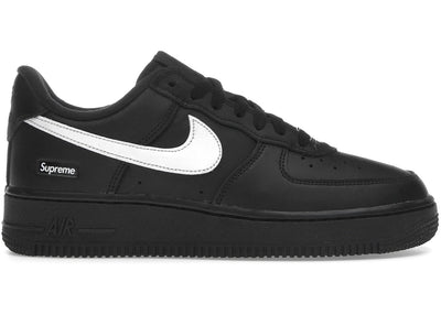 Nike Air Force 1 Low Supreme Black White Image