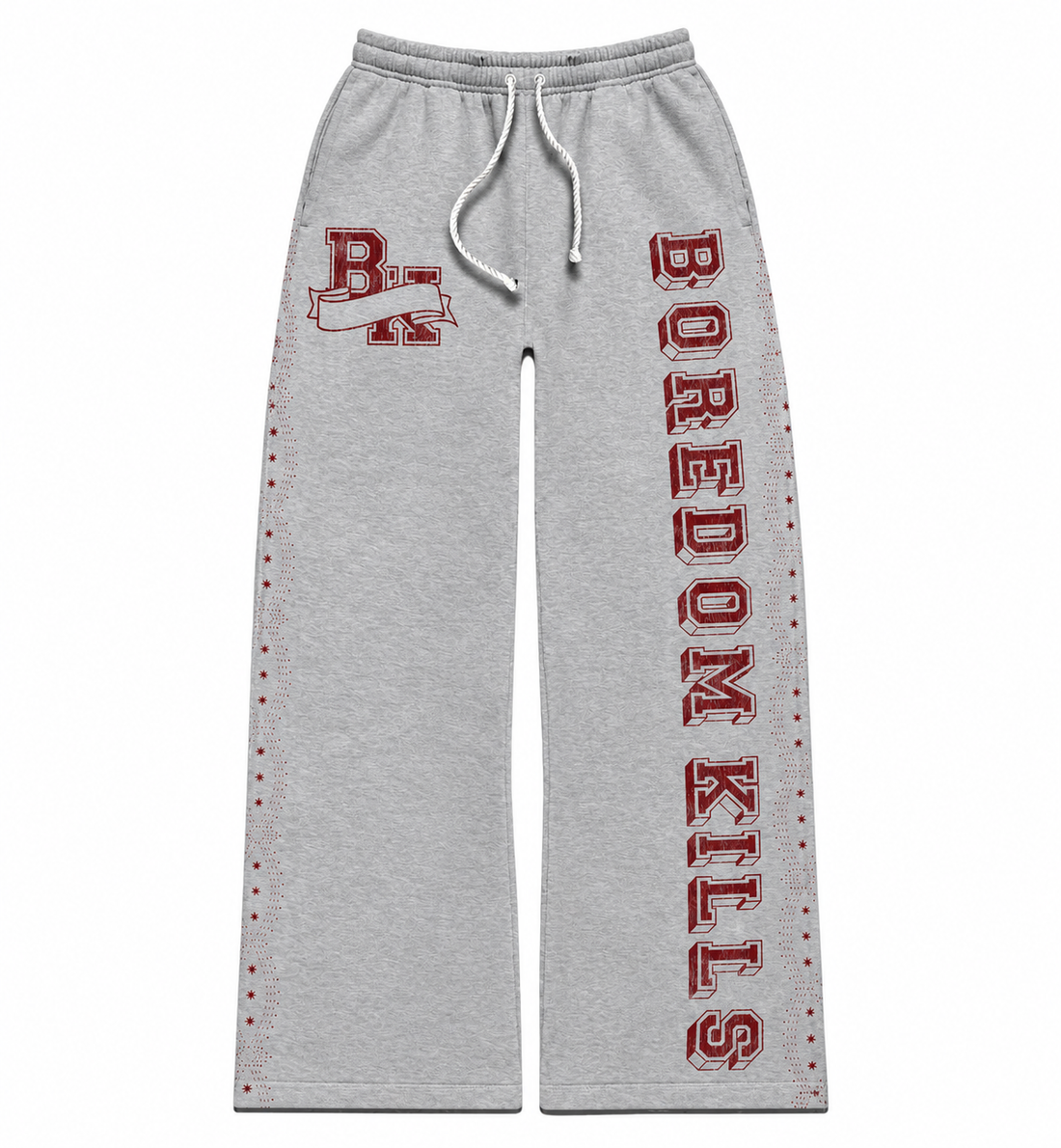 Boredom Kills Collegiate Sweats Grey/Red