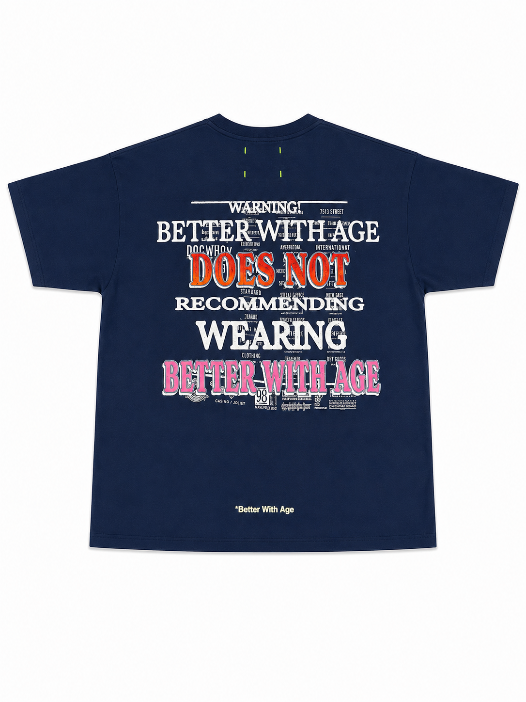 Better With Age Donna Tee Washed Blue (XL)