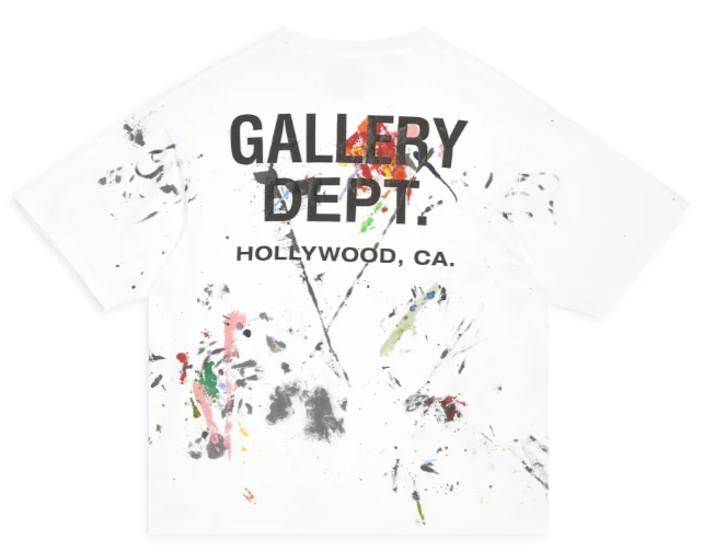 Gallery Dept. Paint Splattered Logo