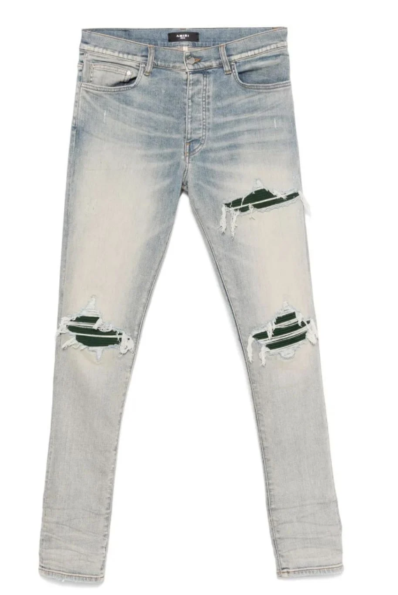 Amiri Suede MX1 jeans Antique Indigo