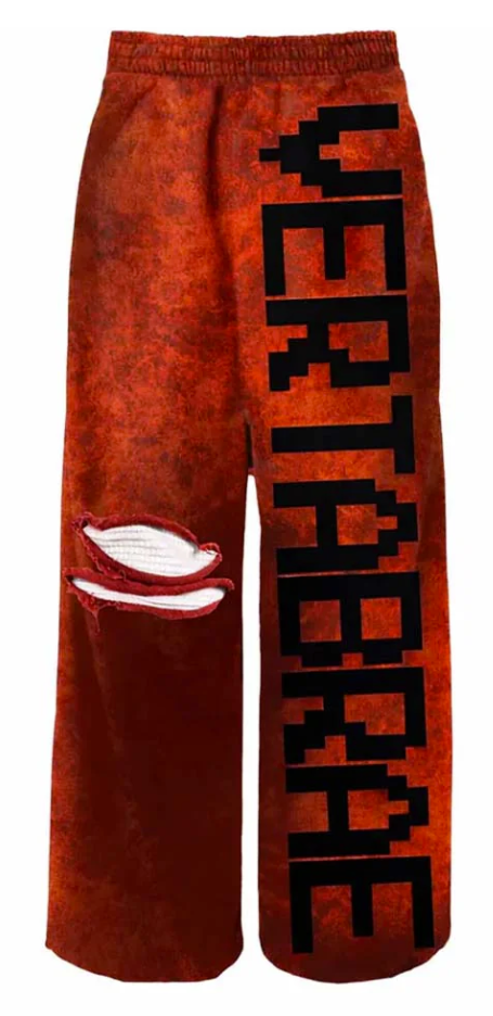 Vertabrae C-2 Sweatpants Red