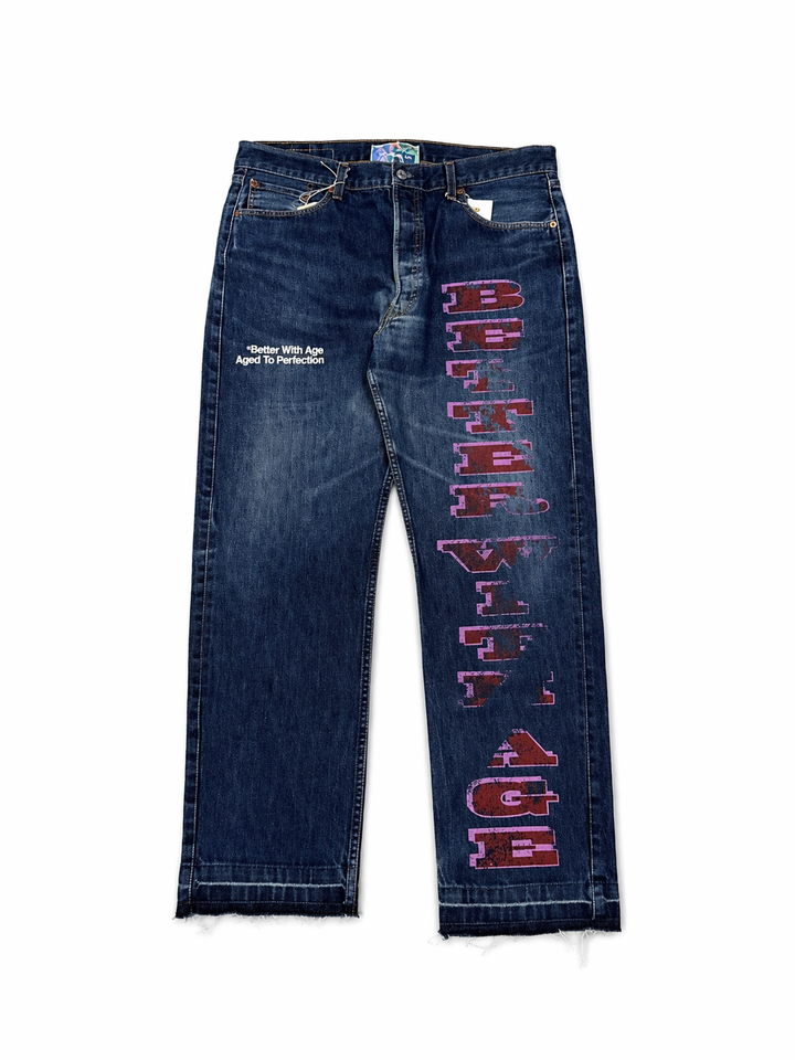 Better With Age Moniker Indigo Denim Jeans (38)