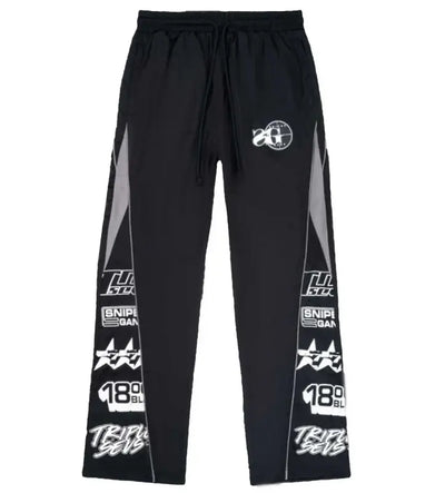 Triple Seven x Sniper Gang Tracksuit Pants Black Image