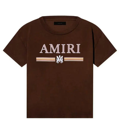 Amiri MA Bar Tee Brown Image