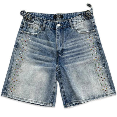 HAPPY MEMORIES DON'T DIE HMDD 'H-STAR CRYSTAL' JORT SHORTS Image
