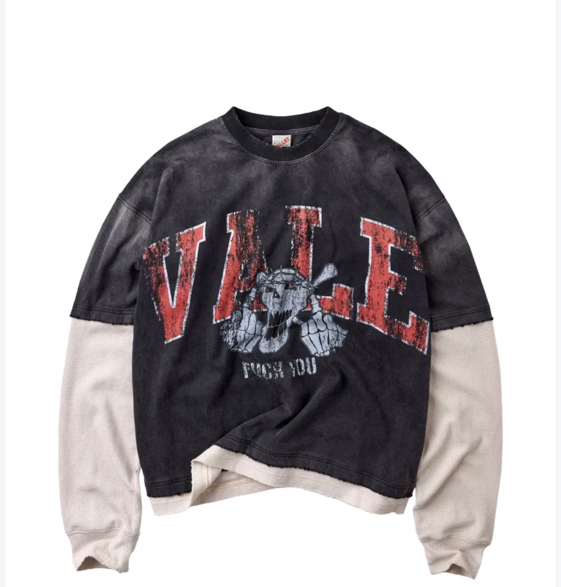 Vale Big brother layered sleeve sweater