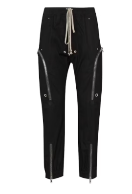 Rick Owens Knit Bauhaus Cargo Pants Black
