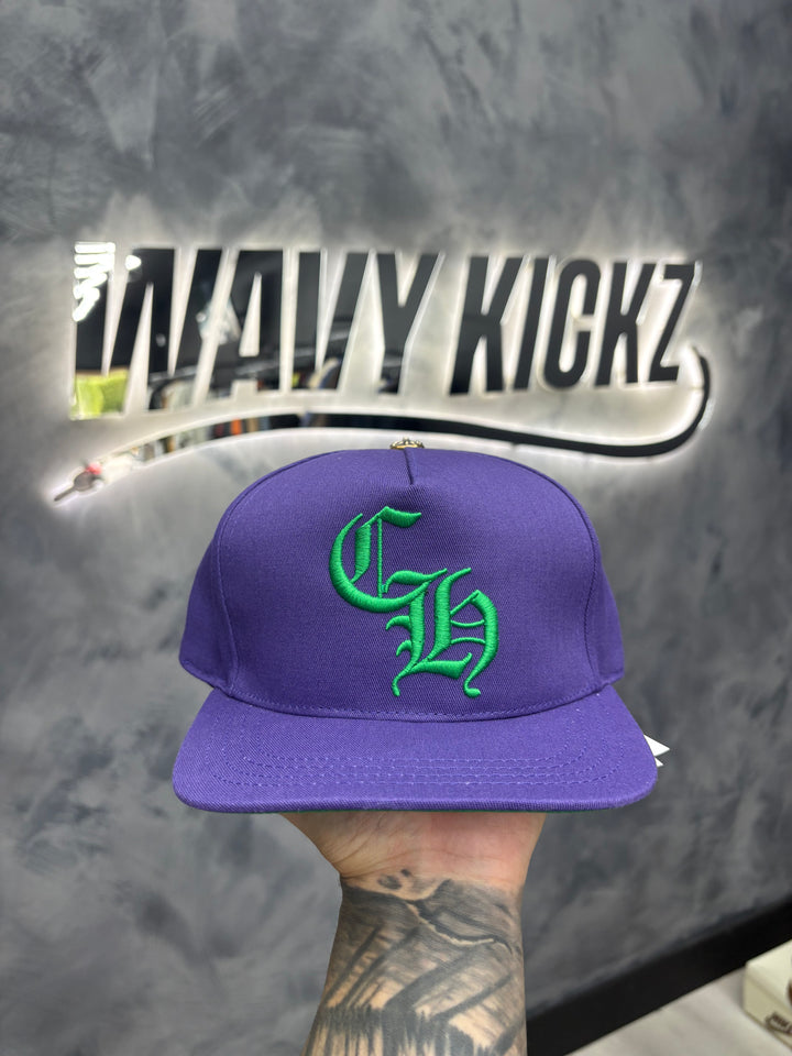 Chrome Hearts CH Baseball Cap Purple & Green