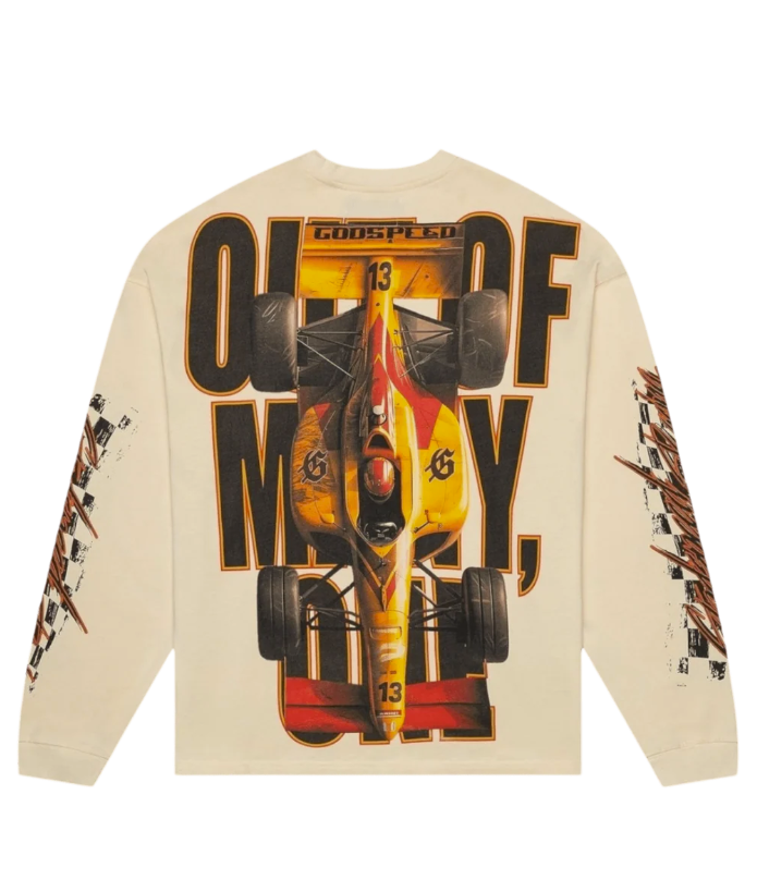 Godspeed F1 Longsleeve t-shirt BONE
