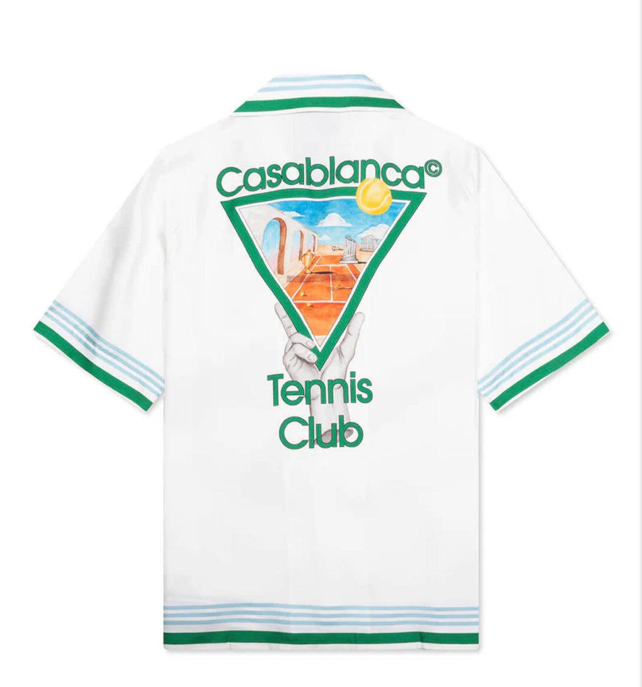 Casablanca Tennis Club Icon Silk Button up