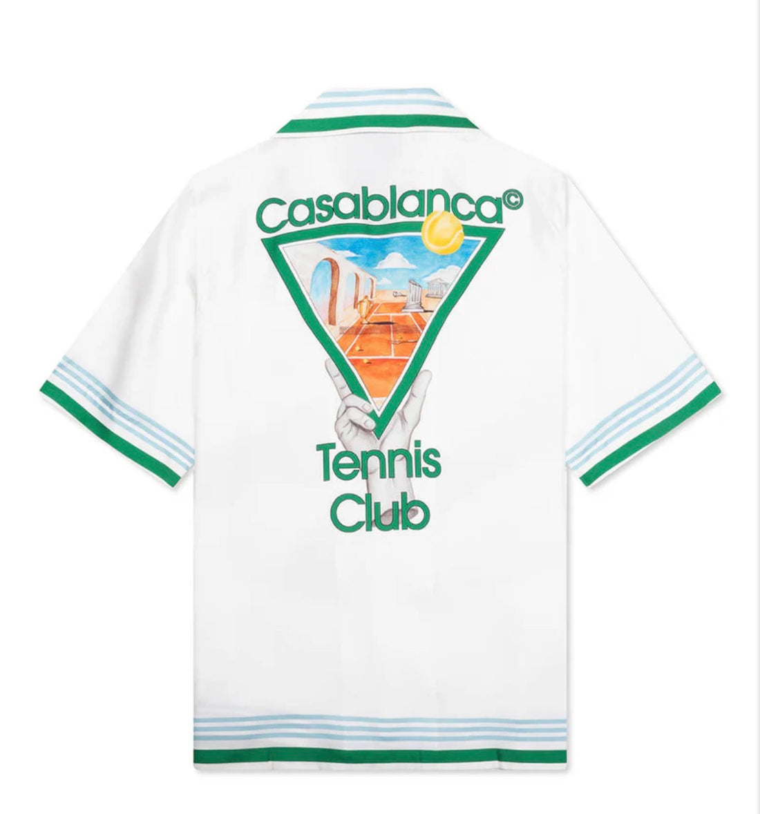 Casablanca Tennis Club Icon Silk Button up