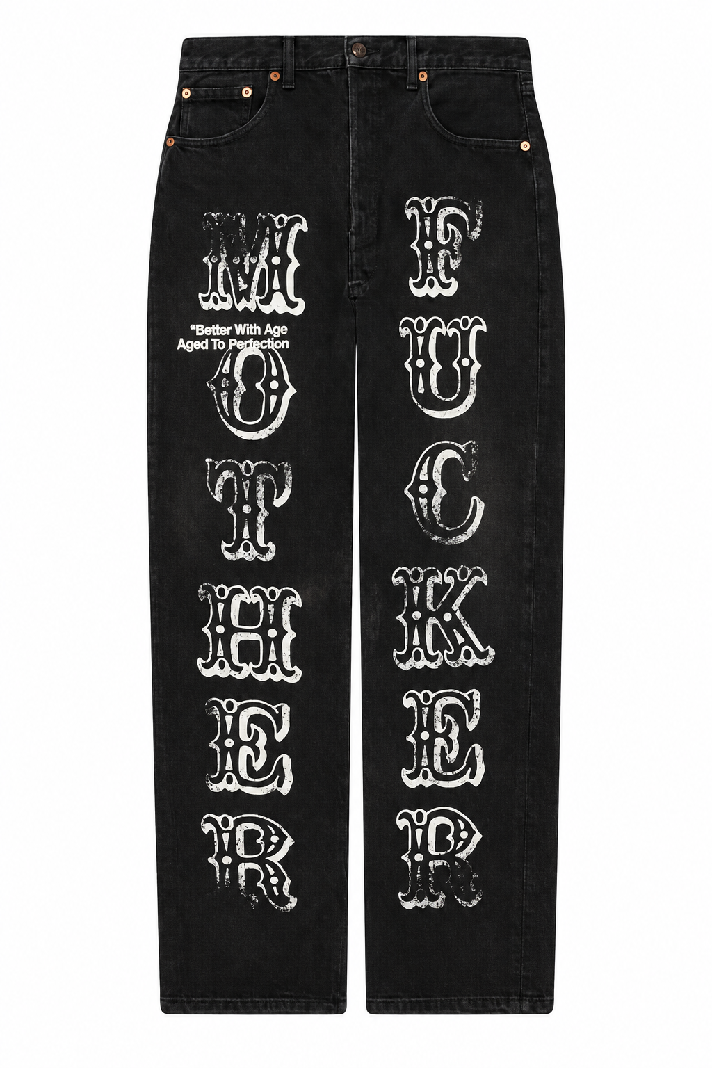 Better With Age Momma Denim Pant BLK