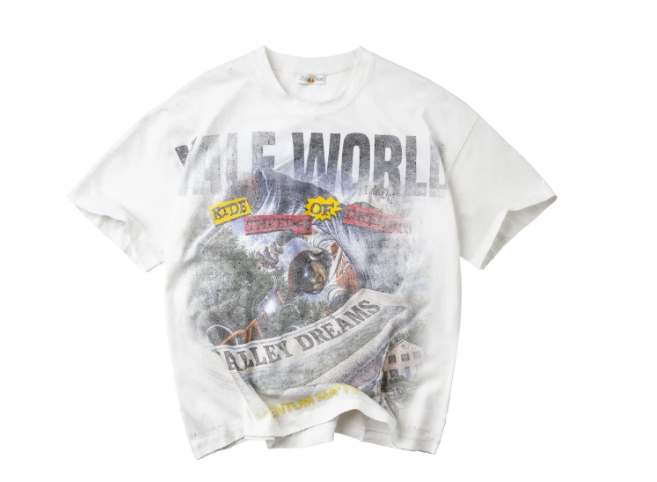 Vale Forever Newspaper Tee White