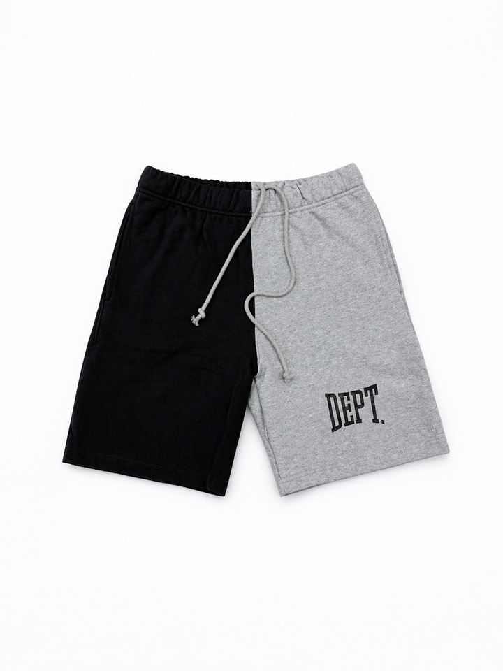 Gallery Dept Grey / Black Cut off Shorts