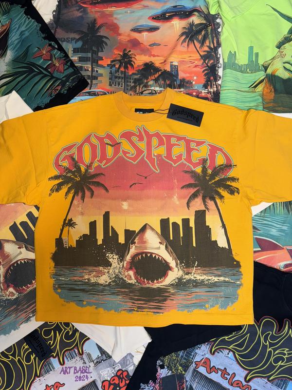 God Speed Miami Shark Orange