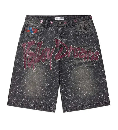 Vale Forever Iced Out Jorts Black Image