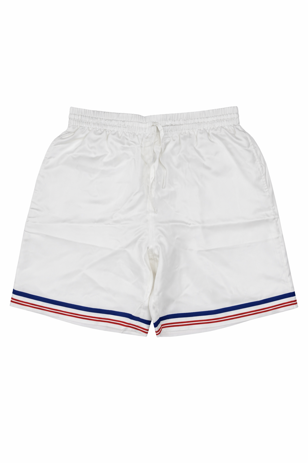 Casablanca White Silk Paravion shorts