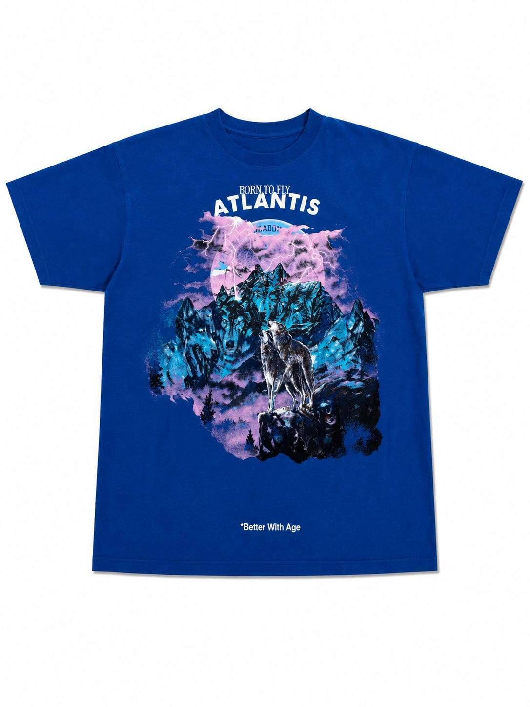 Better With Age Feral Tee Blue (XL)