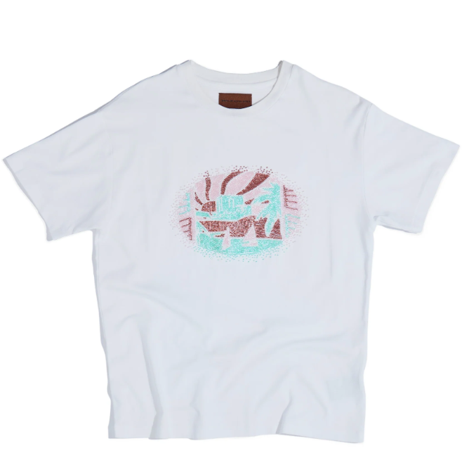 Beaded Nile River Tee