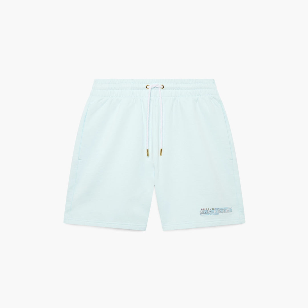 Casa Blanca Manga Tennis Ball Manga Tennis Ball Printed Sweatshort Pale Blue