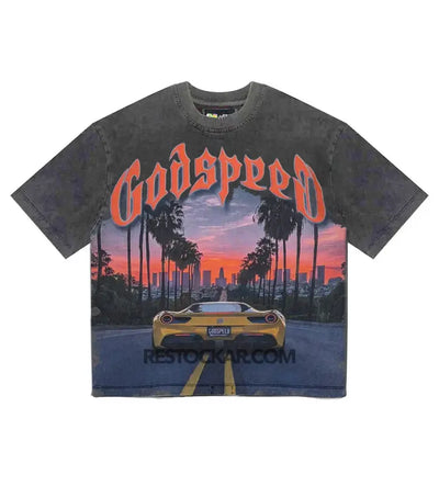 Godspeed Sunset Blvd Tee Grey Image