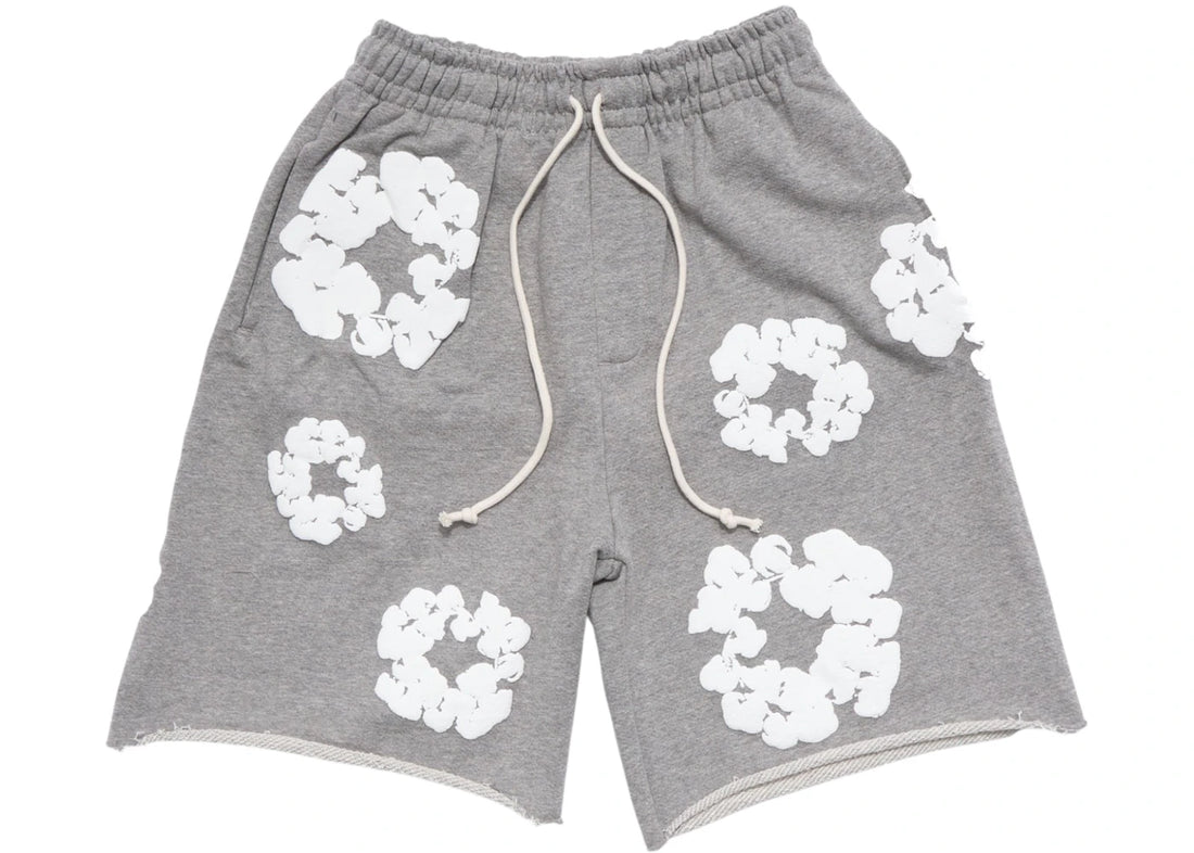 Denim Tears The Cotton Wreath Shorts Grey