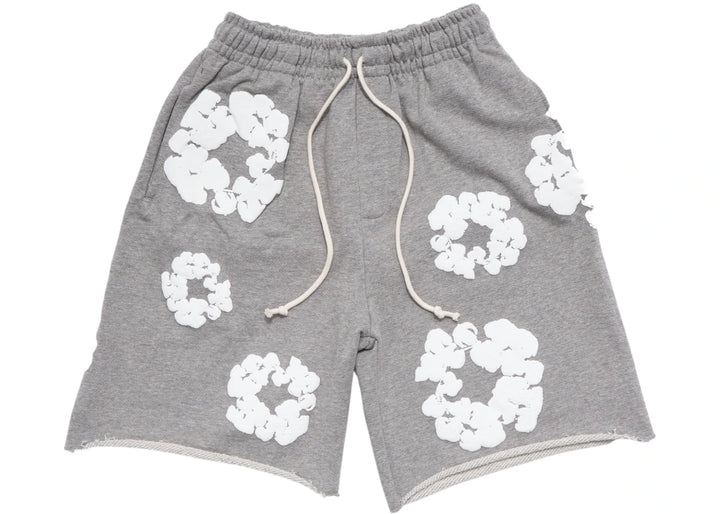 Denim Tears The Cotton Wreath Shorts Grey