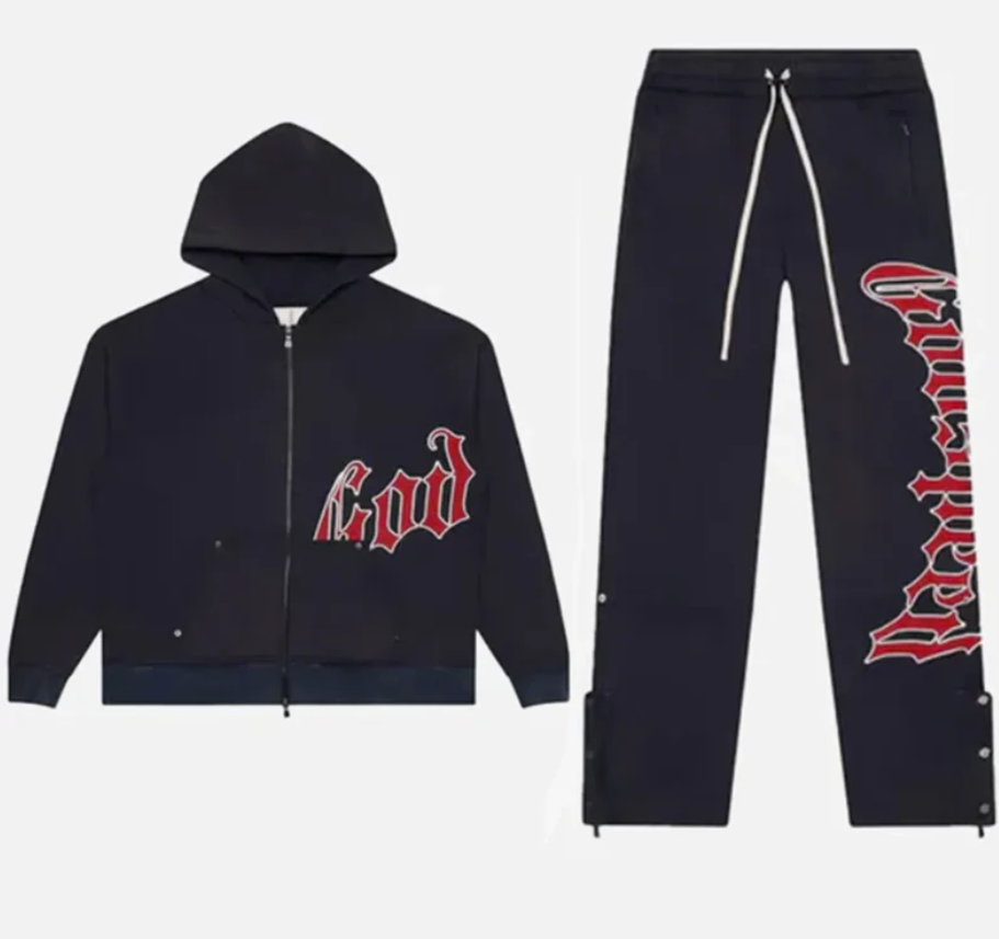 Godspeed sweatsuit Navy Red