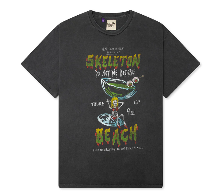 Gallery Dept. Don't Die Tee - Vintage Black