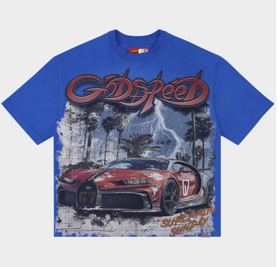 Godspeed Gatti Miami Superrun Tee Royal Image
