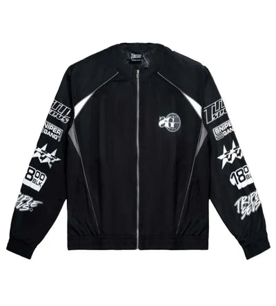 Triple Seven Sniper Gang Tracksuit Jacket Black Image