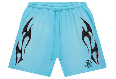 Hellstar Flame Shorts Blue Image