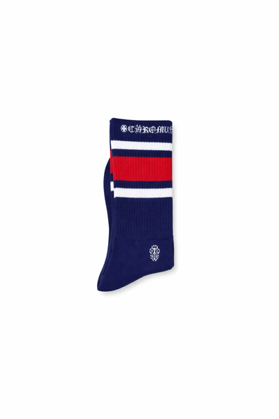 Chrome Hearts Blue/Red Sports Sock Image