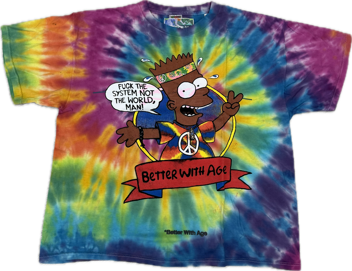 Better With Age Worser Tie Dye Tee (L)