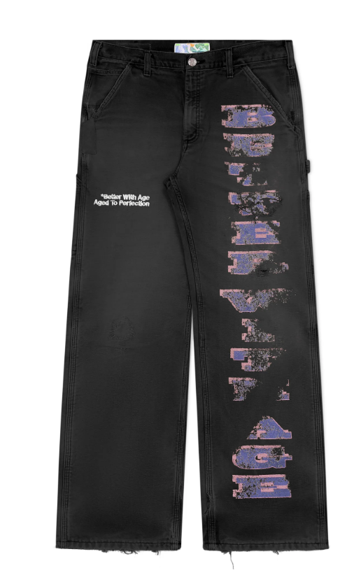 Better With Age Moniker Carpenter Trouser Assorted Black